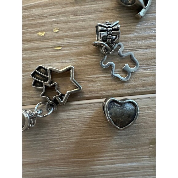 Bracelet Charm Bundle Silver Tone (16) - Picture 3 of 4
